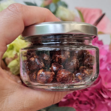 Avellanas caramelizadas con azúcar de caña ecólogico