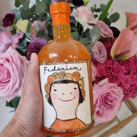 licor de naranja arancello, Federica, licor artesanal, majado gourmet