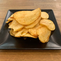 patatas fritas papas extra gruesas cnapé majado gourmet