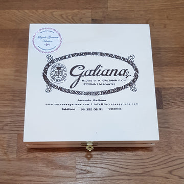 Caja madera degustación Galiana
