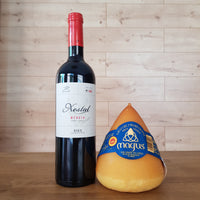 Maridaje san Simón queso y vino tinto xestal majado Gourmet